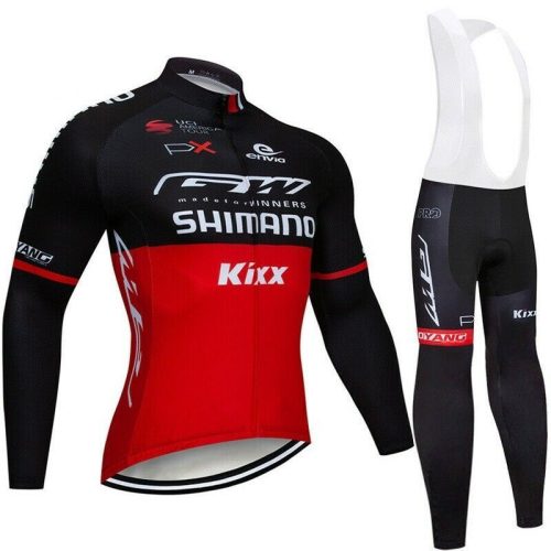 Shimano Kixx Cyclin Kit Long Sleeve Black Red front