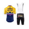 Jumbo Visma padded bike kit for men back