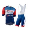 mens bike kit Total Energies Team 2020 front