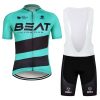 mens team cycling kit jersey and bib FRONT Beat 2017