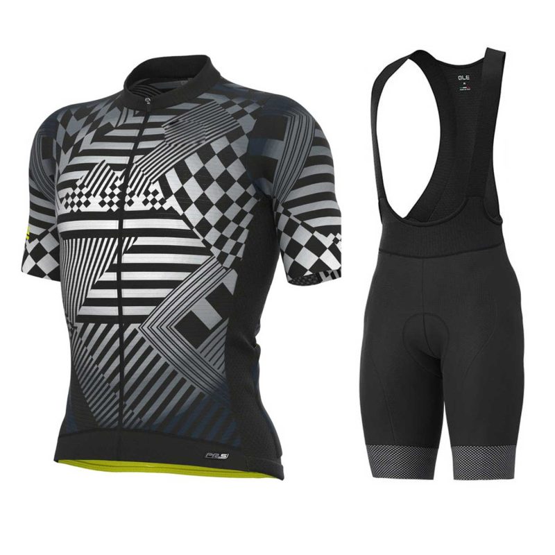cj375 mens team cycling kit jersey and bib front