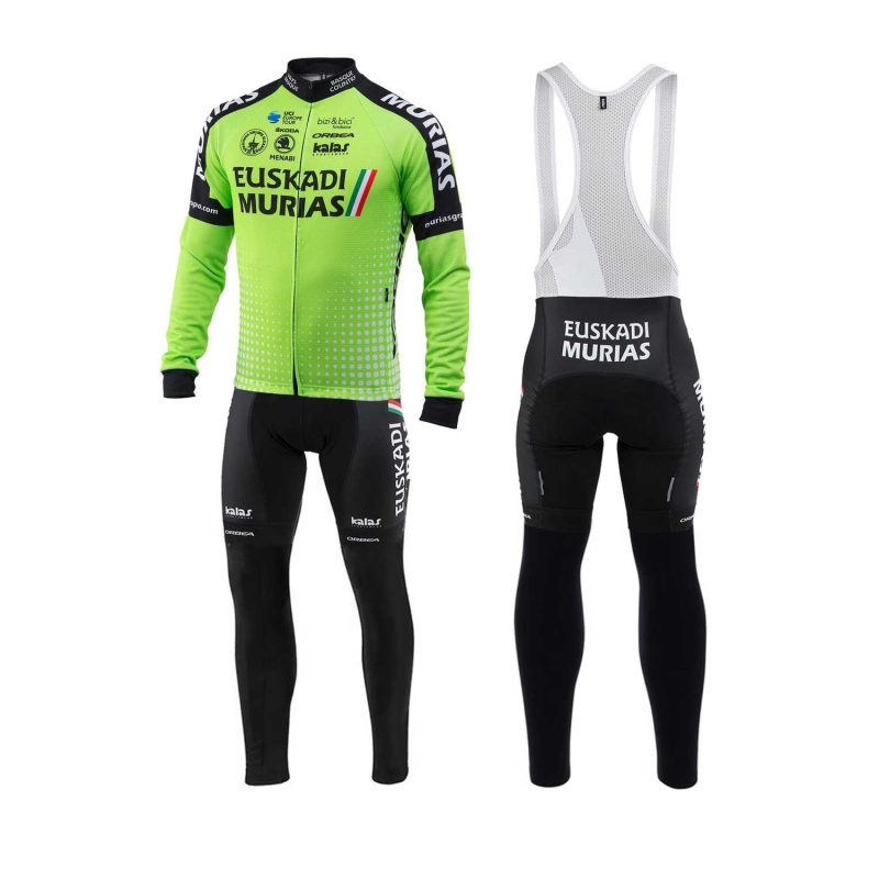 Euskadi Murias 2018 Cyclin Kit Long Sleeve front