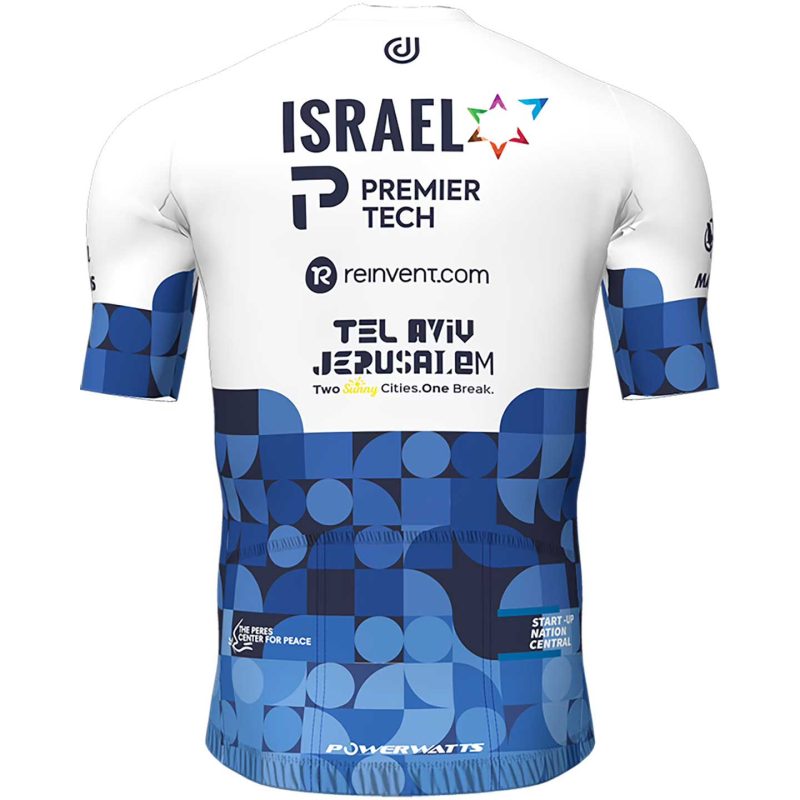 Israel Start Up Nation 2022 cycling jersey back