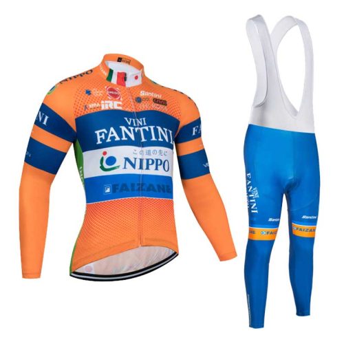 Vini Fantini Nippo 2017 Cycling Kit Long Sleeve