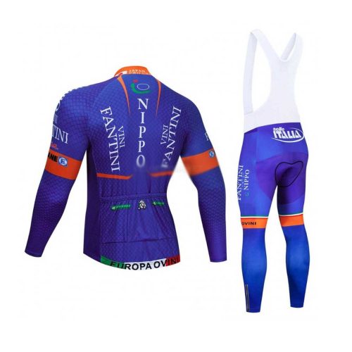 Vini Fantini Nippo 2018 Cycling Kit Long Sleeve back