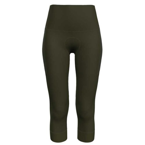 Wulibike-Women-Tights-Bicycle-Pant-green-front