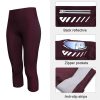 Wulibike-Women-Tights-Cycling-Pant-red-detail1