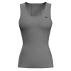 wulibike-Women-Swift-V2-Sleeveless Cycling-Jersey-grey-front