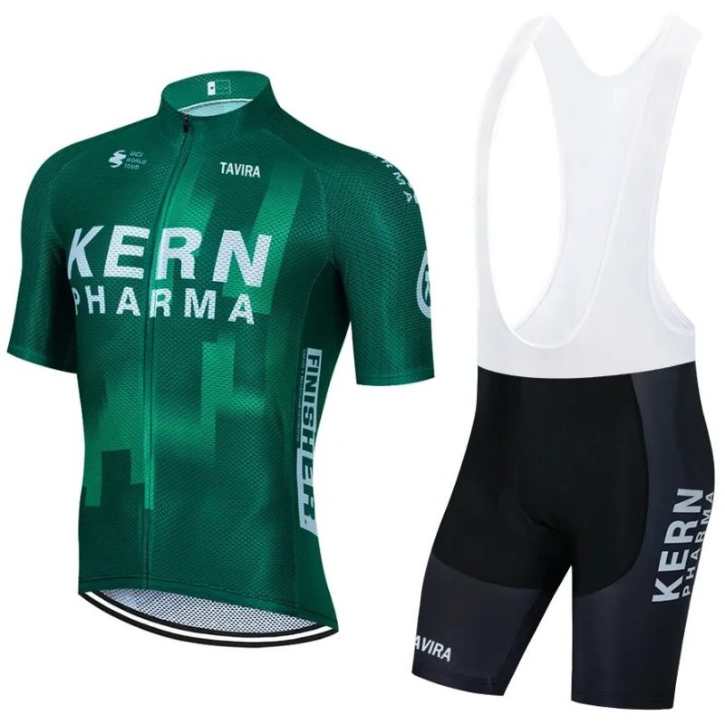 Equipo-Kern-Pharma-2023-Cycling-Kit-front-green
