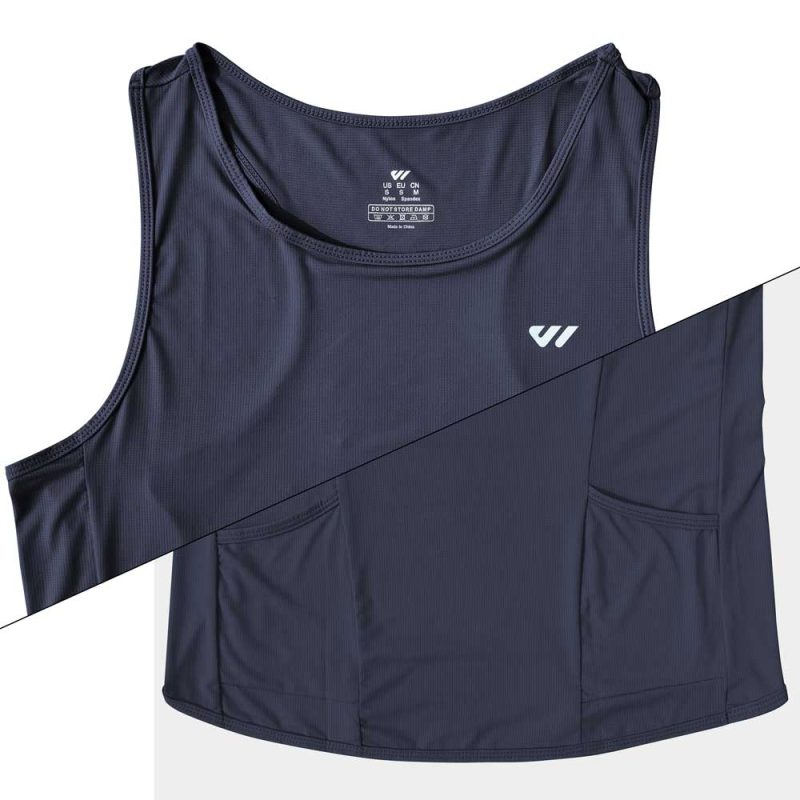 wulibike-Men-Swift-V1-Running-Vest-Reflective-blue indigo-detail