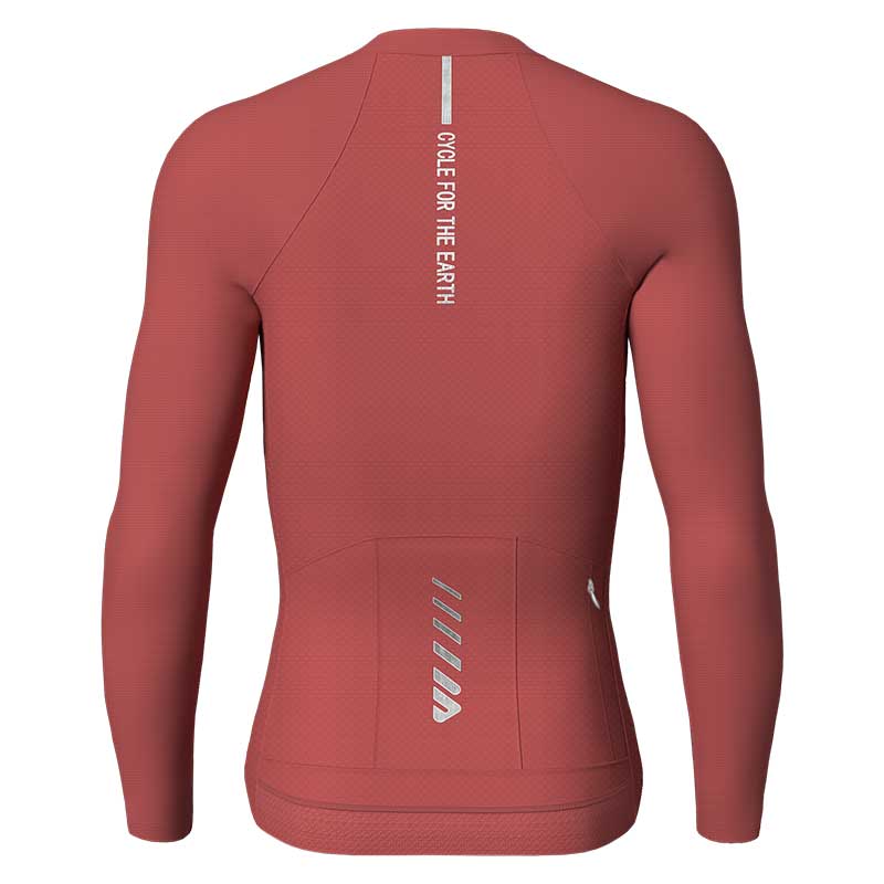 Men Air Long Sleeve Jersey red 2023 back long sleeve thermal bike jersey men