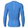 Men Air Long Sleeve Jersey Blue 2023 back mount bike jersey for men