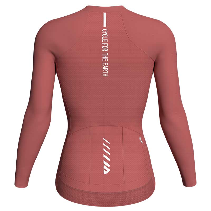 2023 Women Grace Long Sleeve Jersey back red bike jersey for women cycling