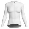 2023 Women Grace Long Sleeve Jersey front white cycling jersey women long sleeve