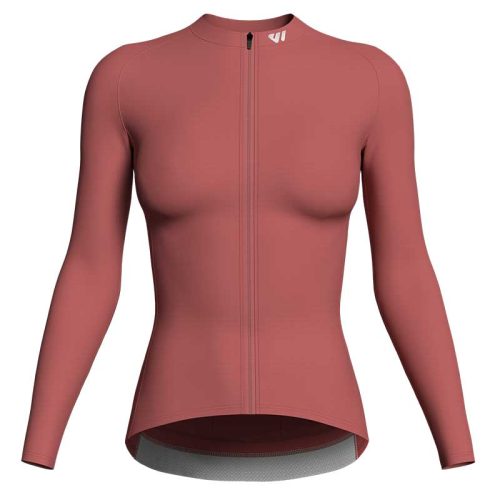2023 Women Grace Long Sleeve Jersey front red bike jersey for women cycling