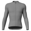 Men Air Long Sleeve Jersey grey 2023 front mens bike jersey with pockets