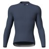 Men Air Long Sleeve Jersey Grey Blue 2023 front mens long sleeve road bike jersey
