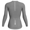 2023 Women Grace Long Sleeve Jersey back grey women cycling jersey set