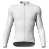 Men Air Long Sleeve Jersey White 2023 front men's bike jersey