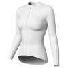 2023 Women Grace Long Sleeve Jersey frontside white cycling jersey women long sleeve