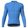 Men Air Long Sleeve Jersey Blue 2023 front mount bike jersey for men