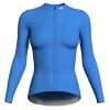 2023 Women Grace Long Sleeve Jersey blue front long sleeve cycling jersey womens