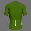 wulibike bike shirts for men short sleeve green reflecive M10170