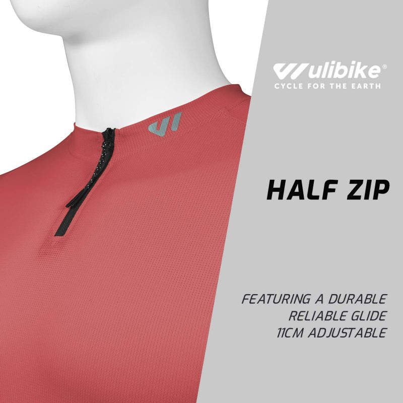 WULIBIKE-half-zip-cycling-jersey-description