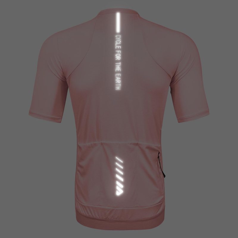 WULIBIKE-pink-half-zip-cycling-jersey-reflective.