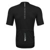WULIBIKE-black-half-zip-cycling-jersey-back-view.