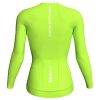 wulibike-green-long sleeve-cycling-jersey-women-back