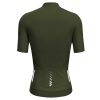 wulibike-olive green-cycling-jersey-women-back