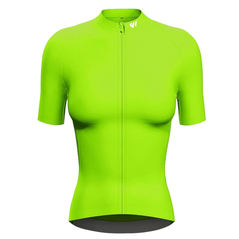 wulibike-green-cycling-jersey-women-front