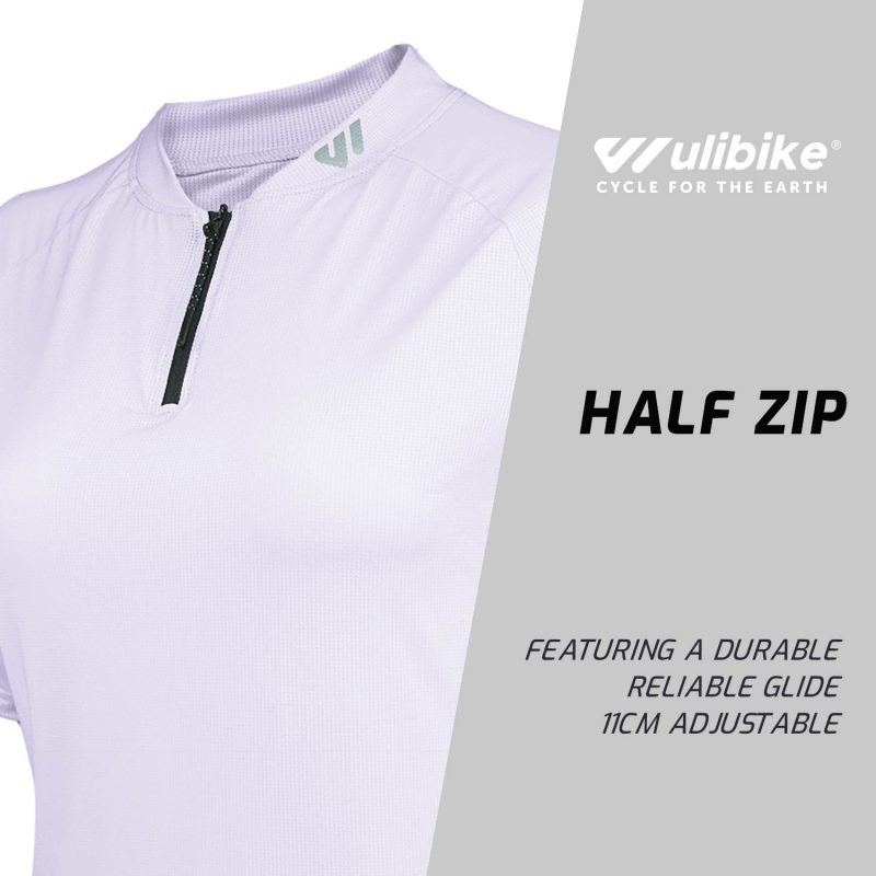 WULIBIKE-purple-half-zip-cycling-jersey-description.