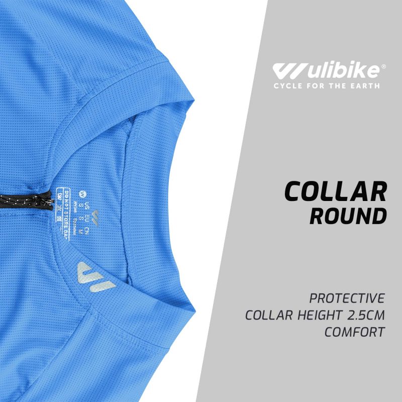 WULIBIKE-blue-half-zip-cycling-jersey-description.