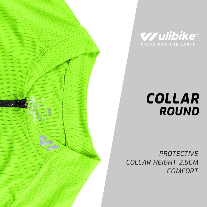 WULIBIKE-green-half-zip-cycling-jersey-description.