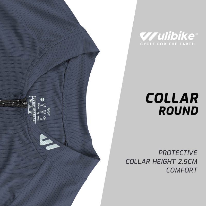 WULIBIKE-gray-blue-half-zip-cycling-jersey-description.