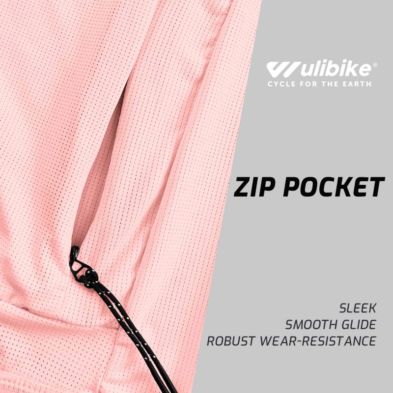 WULIBIKE-pink-half-zip-cycling-jersey-description.