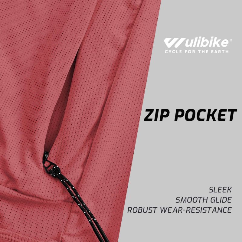 WULIBIKE-red-half-zip-cycling-jersey-description.