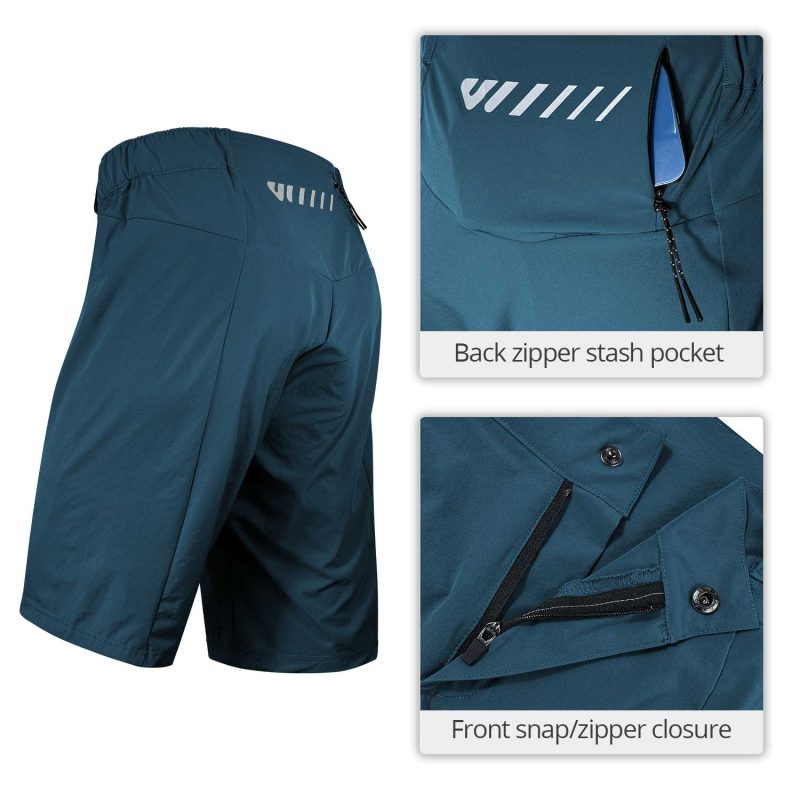 men's mountain biking shorts detail