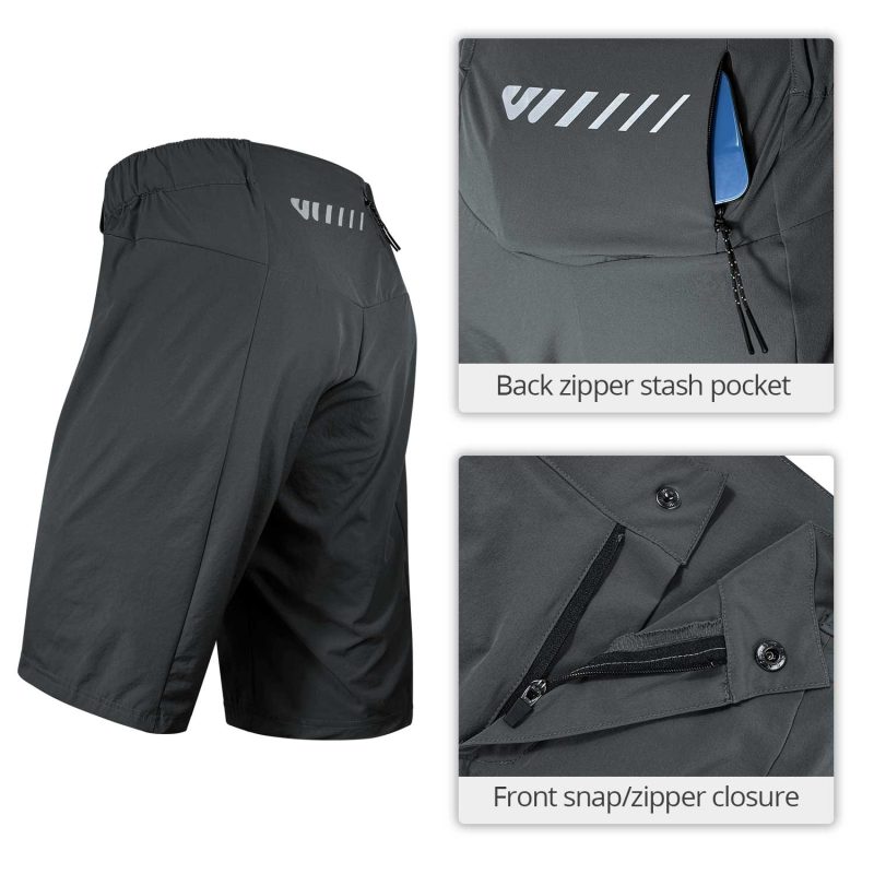 men's mountain biking shorts detail