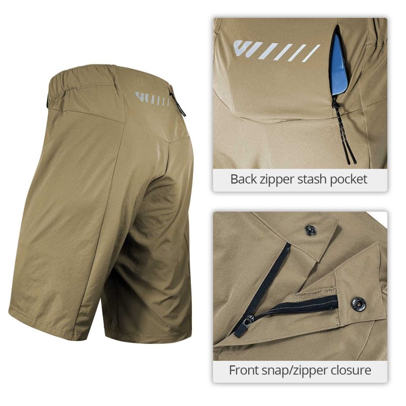 men's mountain biking shorts detail