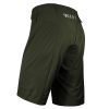 side view of men's mountain biking shorts olivegreen