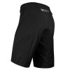 side view of men's mountain biking shorts black