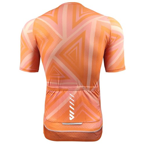 Men-Colorful-Cycling-Jersey-ORANGE-Back