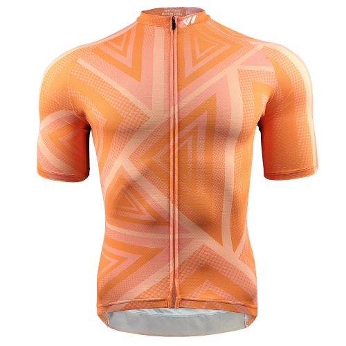 Men-Colorful-Cycling-Jersey-orange-Front