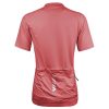 WULIBIKE-red-half-zip-cycling-jersey-back-view.