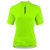 WULIBIKE-green-half-zip-cycling-jersey-front-view.