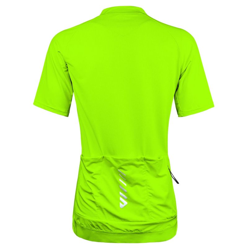 WULIBIKE-green-half-zip-cycling-jersey-back-view.