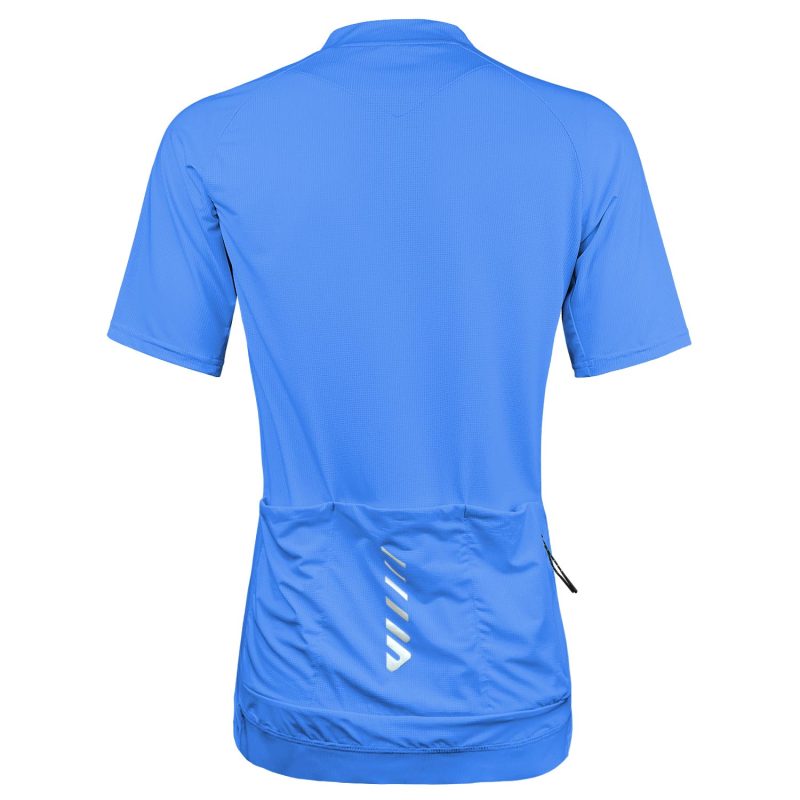 WULIBIKE-blue-half-zip-cycling-jersey-back-view.